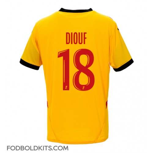 RC Lens Andy Diouf #18 Hjemmebanetrøje 2024-25 Kortærmet